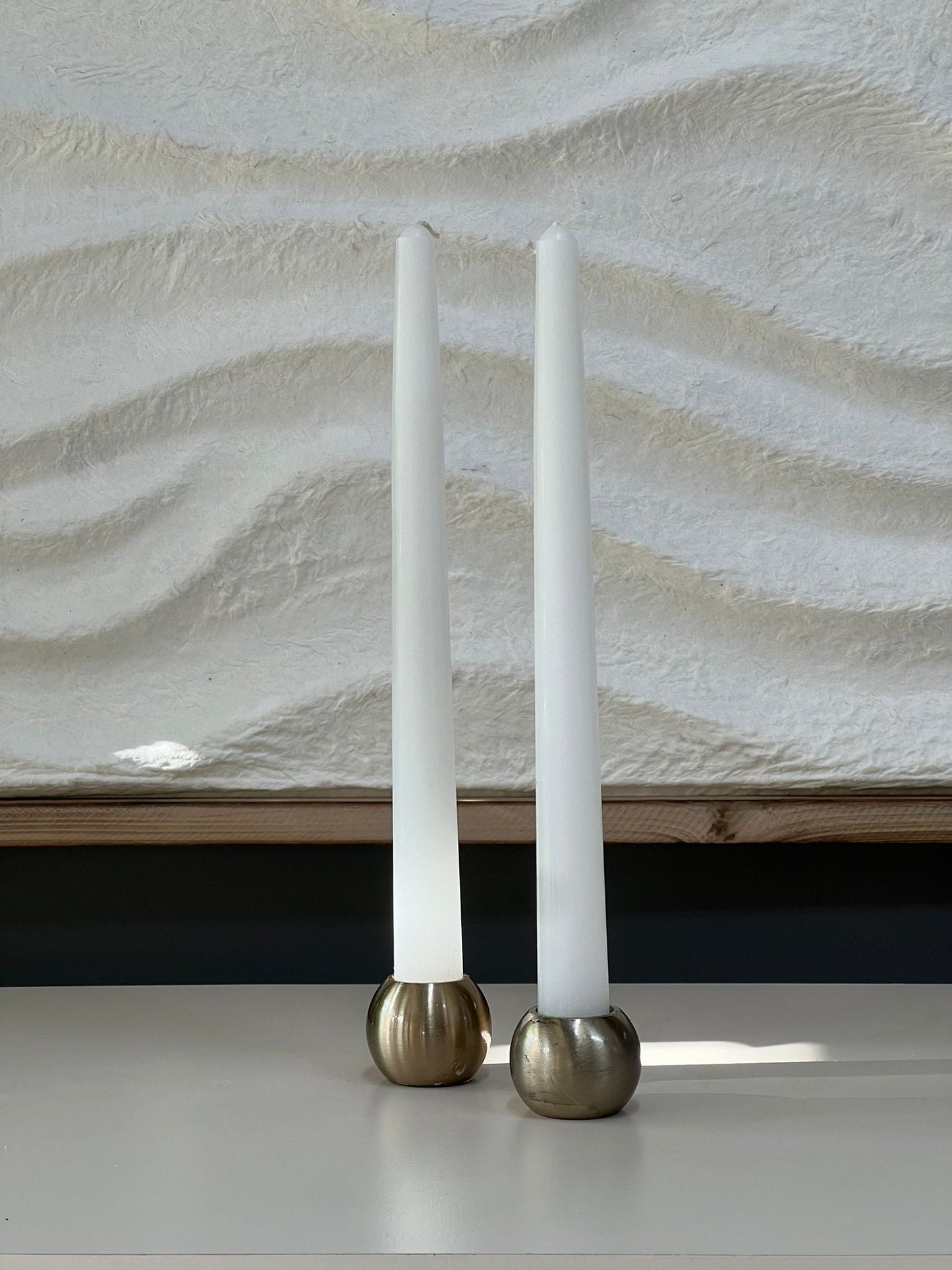 Şamdan Mumu Beyaz 2li 25cm