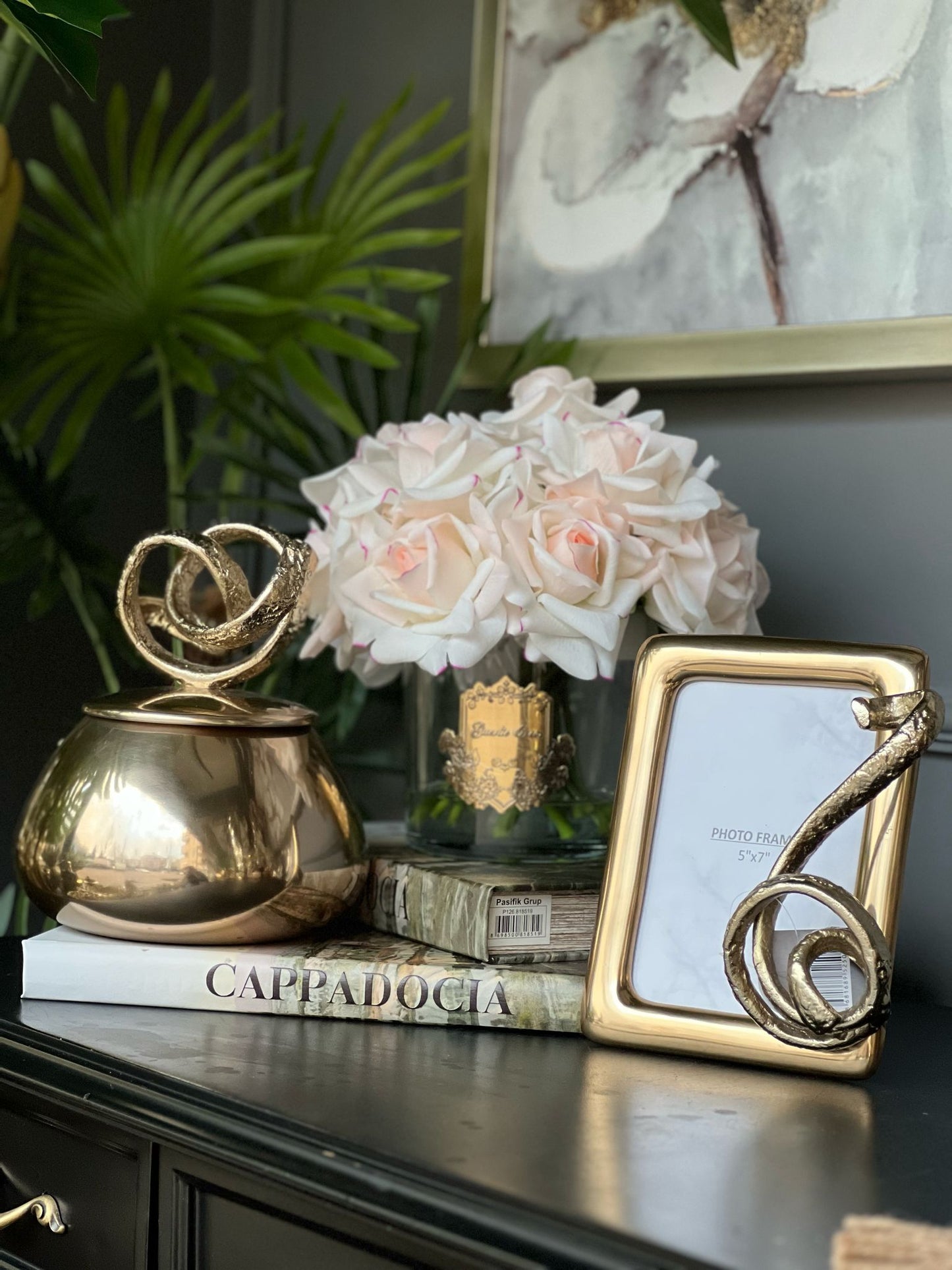 Gold Döküm Fotograf Çerçevesi