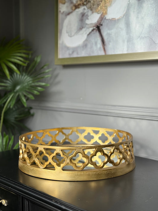 Tepsi Döküm Gold 36 cm