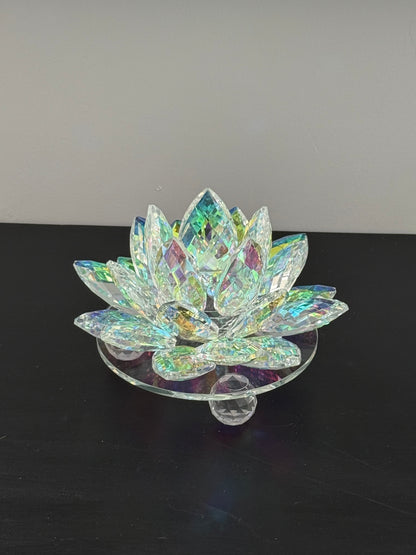Kristal Lotus Orta Boy 20*13 cm