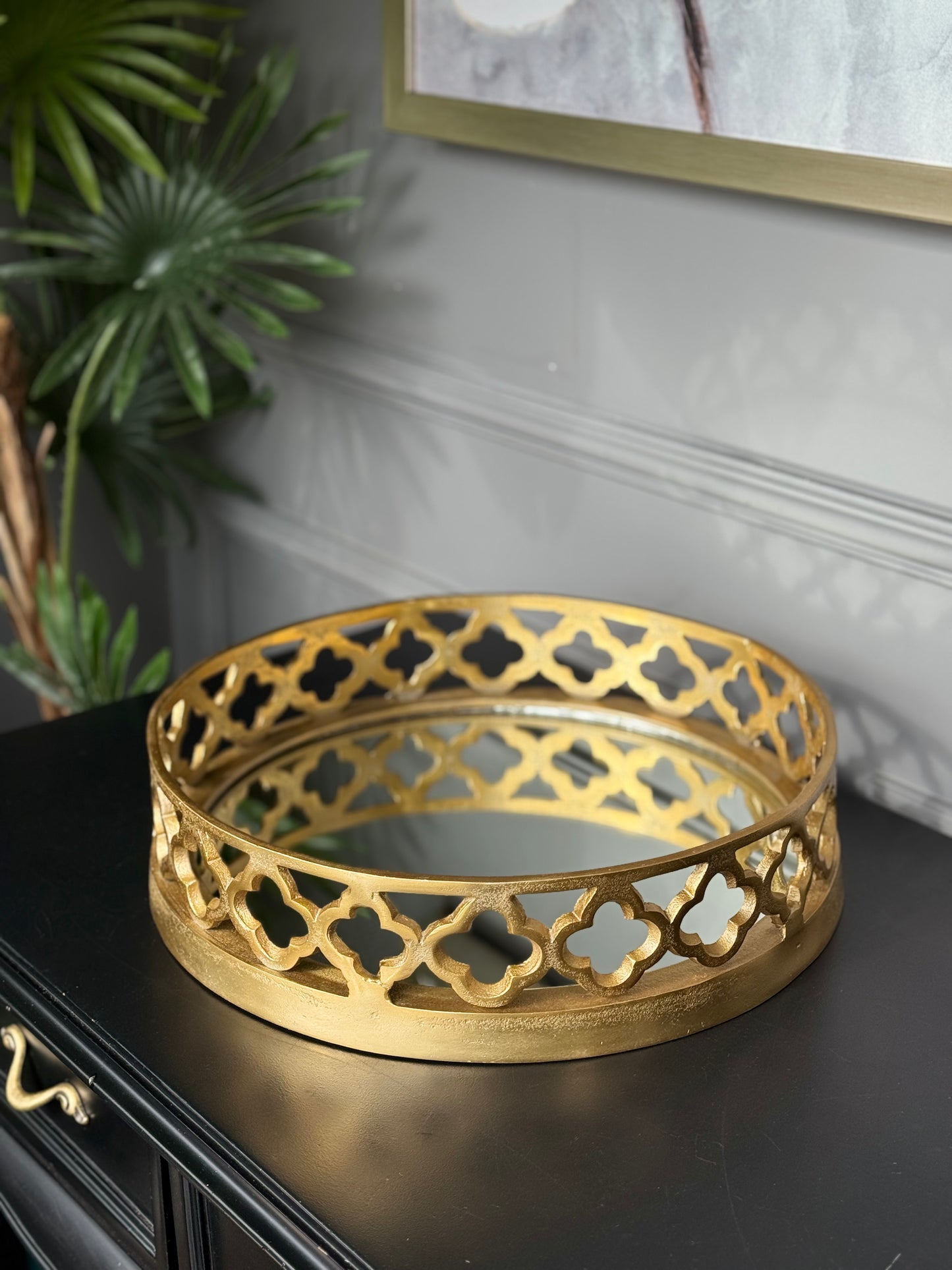 Tepsi Döküm Gold 36 cm