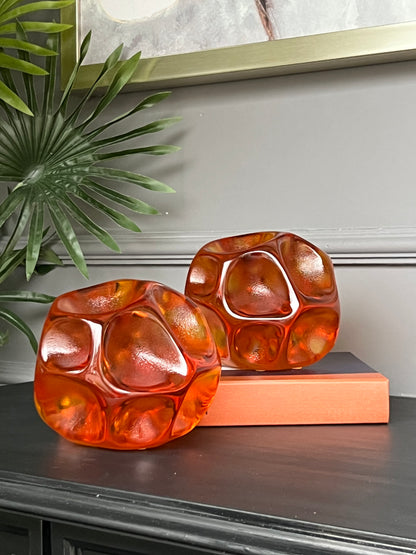 Reçine Meteor Model Amber Dekor 2 li