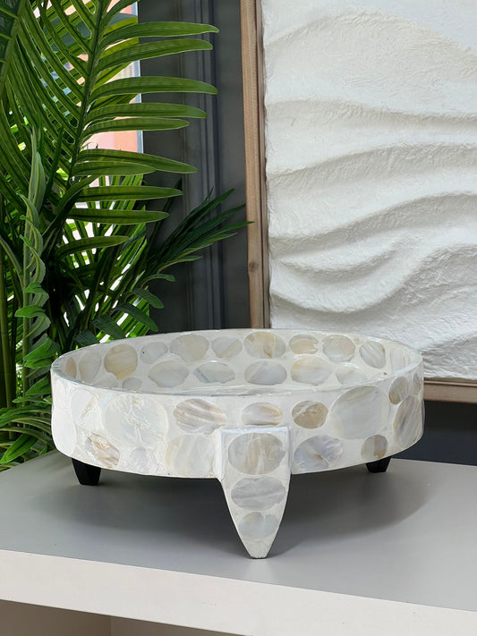 Sedef Ayaklı Tepsi 39*12cm