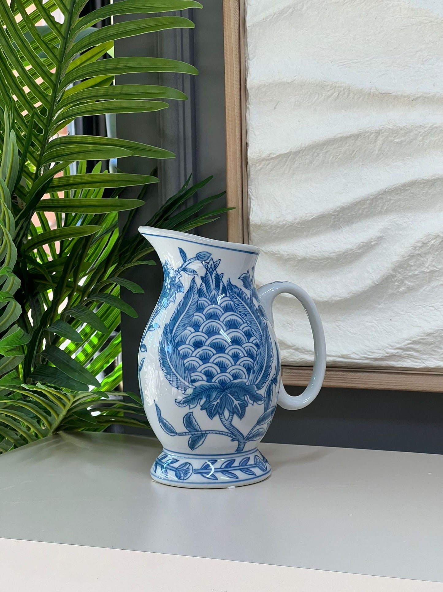 Blue Blanch Sürahi Vazo