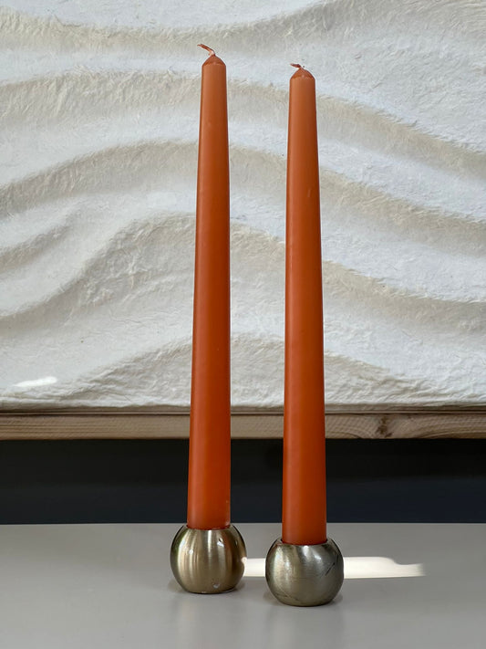Şamdan Mumu Taba 2li 25cm
