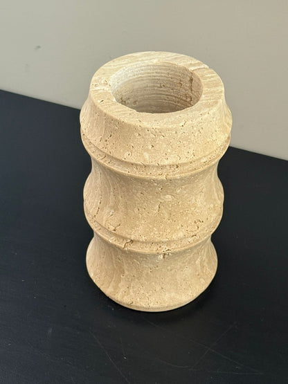Bambu Model Traverten Vazo 18,5cm