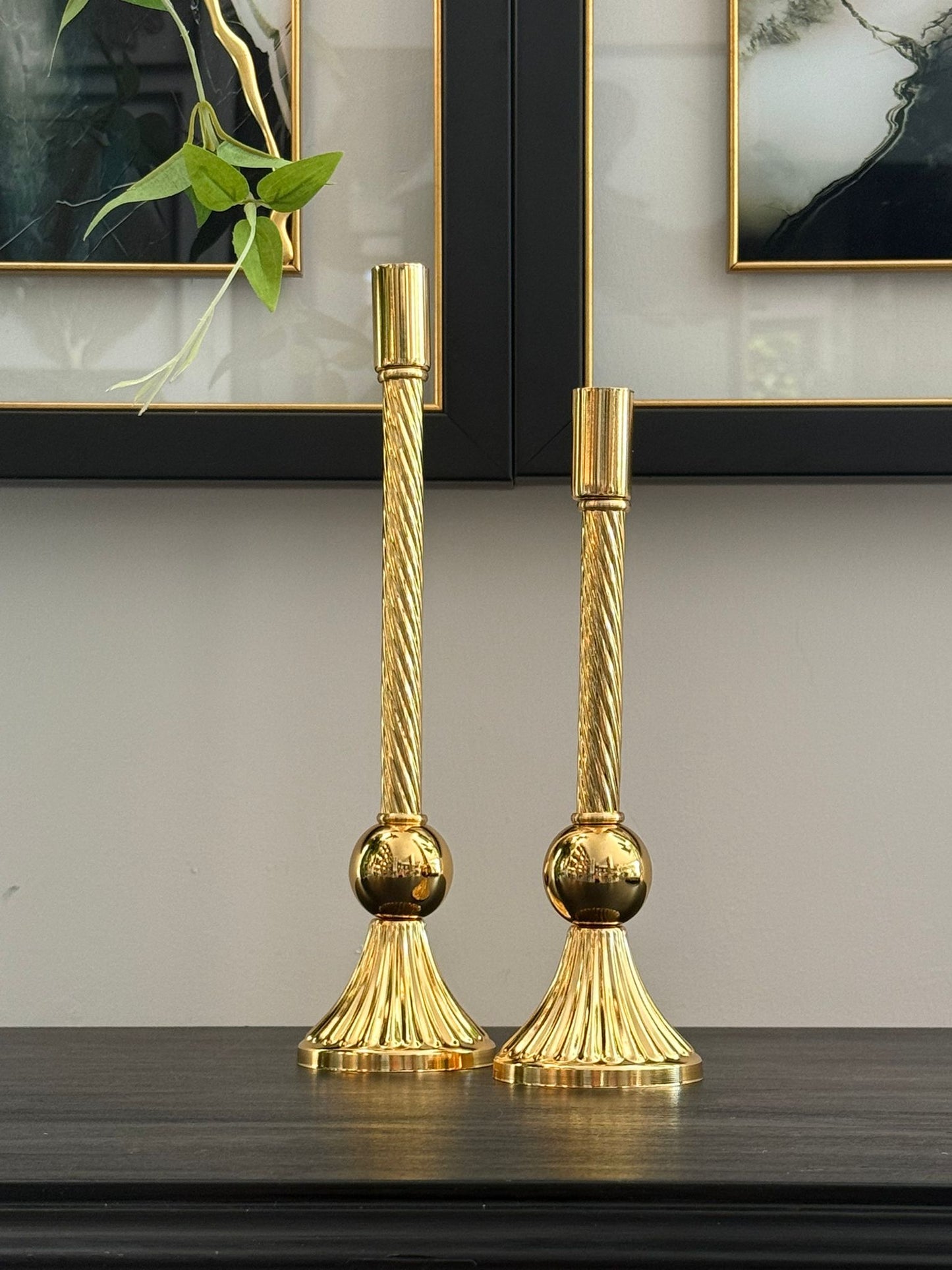 Burgu Gold Şamdan 2li