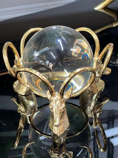 Dekor Oğlak Pirinç Gold