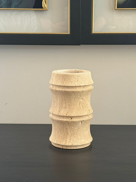 Bambu Model Traverten Vazo 18,5cm