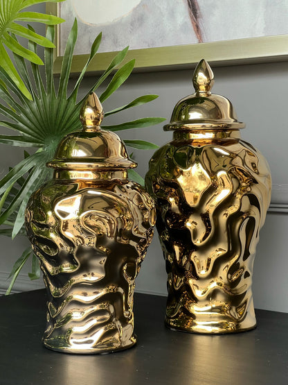 Gold Kapaklı Küp 2li