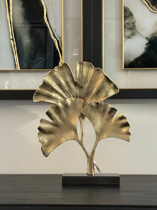 Mermer Kaideli Ginko Yaprak Gold