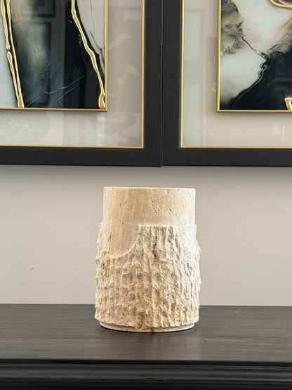 Traverten Patlama Vazo 25*14cm